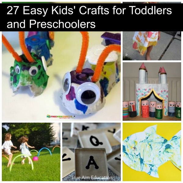 38 Easy Kids' Crafts for Toddlers and Preschoolers | AllFreeKidsCrafts.com